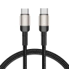 Кабель Tech-Protect UltraBoost Evo USB-C to USB-C PD 100W 5A 1m Titanium (5906203690633)