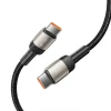 Кабель Tech-Protect UltraBoost Evo USB-C to USB-C PD 100W 5A 2m Titanium (5906203690640)