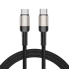 Кабель Tech-Protect UltraBoost Evo USB-C to USB-C PD 100W 5A 2m Titanium (5906203690640)
