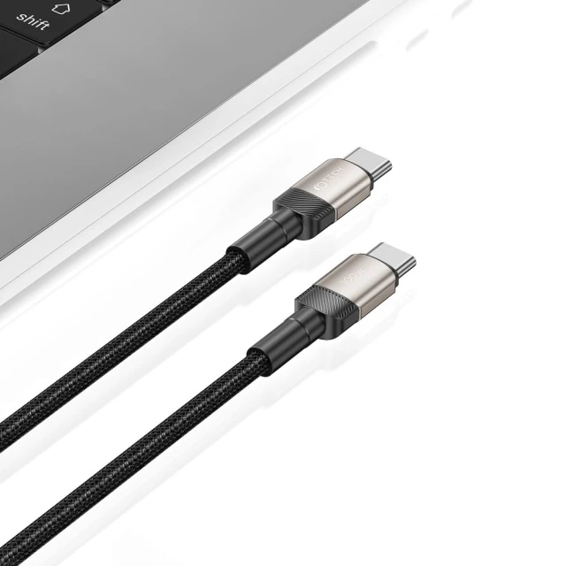 Кабель Tech-Protect UltraBoost Evo USB-C to USB-C PD 100W 5A 2m Titanium (5906203690640)
