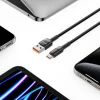 Кабель Tech-Protect UltraBoost Evo USB-C to USB-A 100W 5A 1m Black (5906203690718)