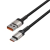Кабель Tech-Protect UltraBoost Evo USB-C to USB-A 100W 5A 2m Titanium (5906203690756)