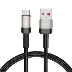 Кабель Tech-Protect UltraBoost Evo USB-C to USB-A 100W 5A 1m Titanium (5906203690749)