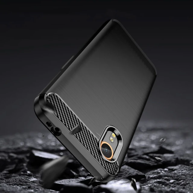 Чохол Tech-Protect TPUCarbon для Samsung Galaxy Xcover 7 (G556) Black (5906203691630)