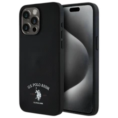 Чехол U.S. Polo Assn. Printed DH Logo для iPhone 15 Pro Max Black (USHCP15XPARK)