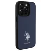 Чохол U.S. Polo Assn. Leather Embroidered DH Color для iPhone 15 Pro Max Navy (USHCP15XPGEV)