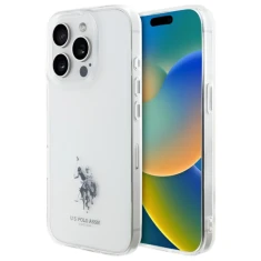 Чехол U.S. Polo Assn. IML Printed Double Horse Logo для iPhone 15 Pro Max Transparent (USHCP15XUSMT)