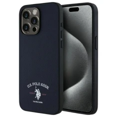 Чехол U.S. Polo Assn. Printed DH Logo для iPhone 15 Pro Max Navy (USHCP15XPARV)