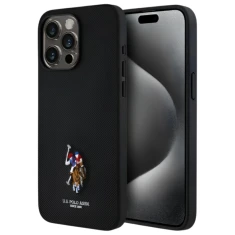 Чехол U.S. Polo Assn. Embroidered DH Color для iPhone 15 Pro Max Black (USHCP15XPEMK)