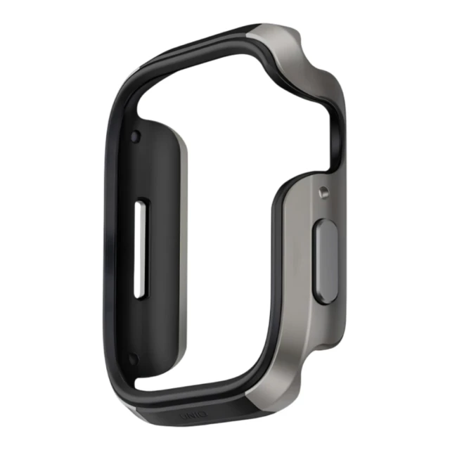 Чохол UNIQ Valencia для Apple Watch 46 mm Titanium Silver (UNIQ-46MM-VALTSIL)