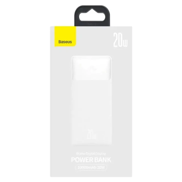 Портативний зарядний пристрій Baseus Bipow Power Bank 20W 10000mAh Quick Charge White (PPDML-L02)