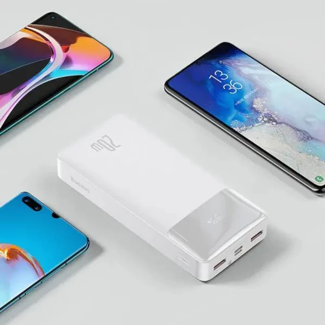 Портативний зарядний пристрій Baseus Bipow Power Bank 20W 10000mAh Quick Charge White (PPDML-L02)