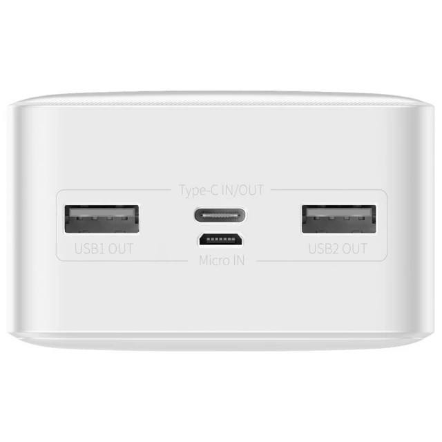 Портативний зарядний пристрій Baseus Bipow Power Bank 15W 30000mAh White (PPDML-K02)