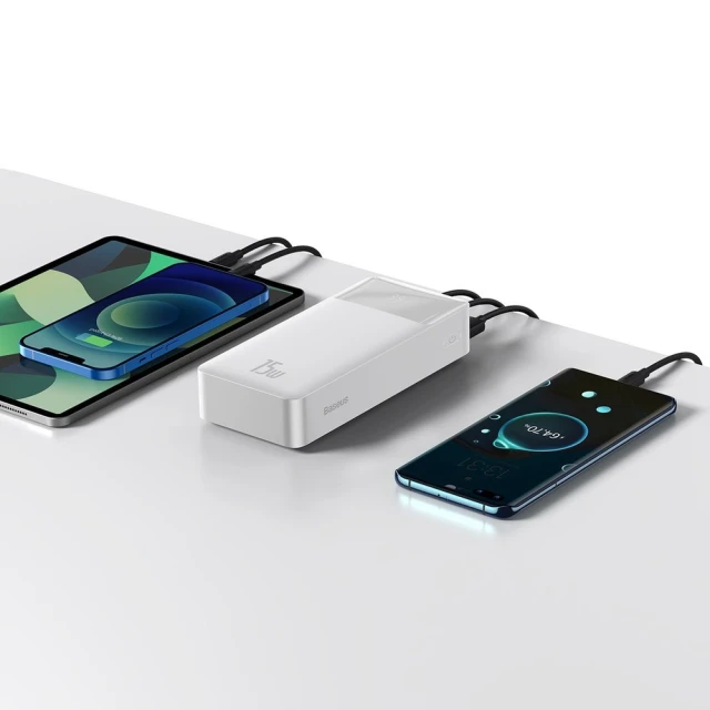 Портативний зарядний пристрій Baseus Bipow Power Bank 15W 30000mAh White (PPDML-K02)