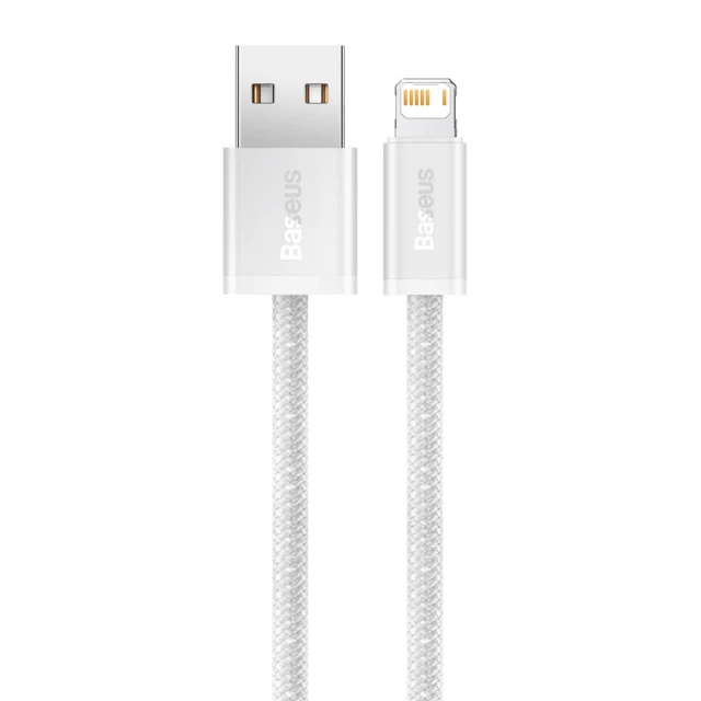 Кабель Baseus Dynamic Series Fast Charging USB-A to Lightning 2m White (CALD000502)