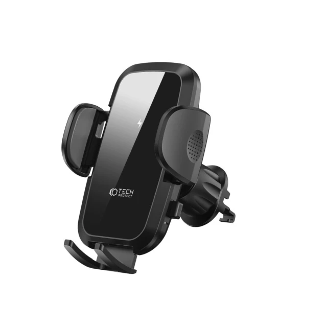 Автотримач з функцією бездротової зарядки Tech-Protect CM15W-V1 15W Black (9490713935095)