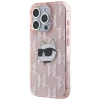 Чохол Karl Lagerfeld IML Choupette Head & Monogram для iPhone 13 | 13 Pro Pink (KLHCP13LHKLPCHP)