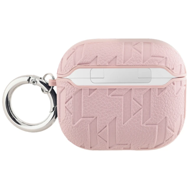 Чохол для навушників Karl Lagerfeld Monogram Choupette Head для AirPods 3 Pink (KLA3PGCHPP)
