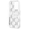 Чехол Karl Lagerfeld IML Choupette Head & Monogram для iPhone 15 Pro Transparent (KLHCP15LHKLPCHT)