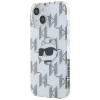 Чохол Karl Lagerfeld IML Choupette Head & Monogram для iPhone 15 | 14 | 13 Transparent (KLHCP15SHKLPCHT)