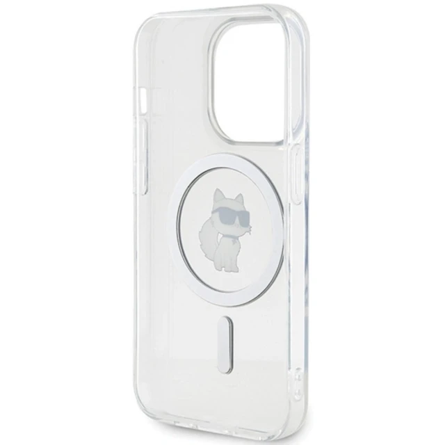 Чохол Karl Lagerfeld IML Choupette для iPhone 14 Pro Max Transparent with MagSafe (KLHMP14XHFCCNOT)