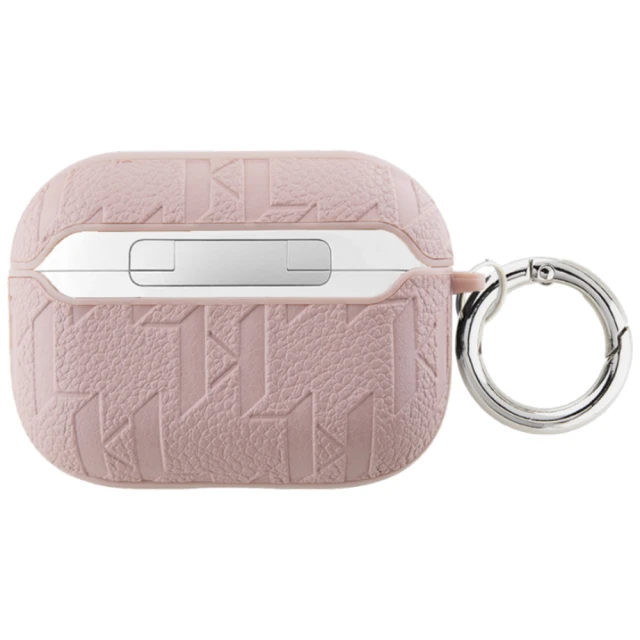 Чохол для навушників Karl Lagerfeld Monogram Karl & Choupette Head для AirPods Pro 2 Pink (KLAP2PGKCPP)