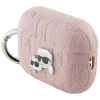 Чохол для навушників Karl Lagerfeld Monogram Karl & Choupette Head для AirPods Pro 2 Pink (KLAP2PGKCPP)