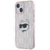 Чохол Karl Lagerfeld IML Choupette Head & Monogram для iPhone 15 | 14 | 13 Pink (KLHCP14SHKLPCHP)