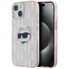 Чохол Karl Lagerfeld IML Choupette Head & Monogram для iPhone 15 | 14 | 13 Pink (KLHCP14SHKLPCHP)