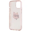 Чохол Karl Lagerfeld IML Choupette Head & Monogram для iPhone 15 | 14 | 13 Pink (KLHCP14SHKLPCHP)