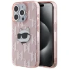 Чохол Karl Lagerfeld IML Choupette Head & Monogram для iPhone 15 Pro Max Pink (KLHCP15XHKLPCHP)
