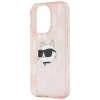 Чохол Karl Lagerfeld IML Choupette Head & Monogram для iPhone 15 Pro Pink (KLHCP15LHKLPCHP)
