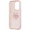 Чохол Karl Lagerfeld IML Choupette Head & Monogram для iPhone 15 Pro Pink (KLHCP15LHKLPCHP)