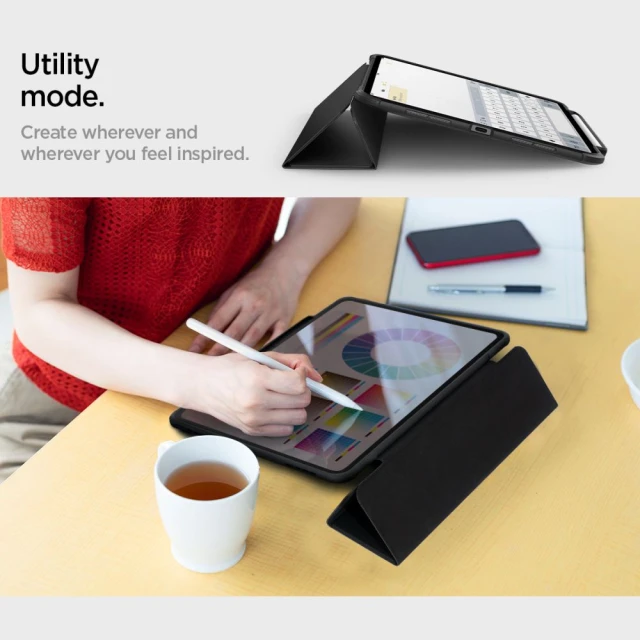 Чехол Spigen Rugged Armor Pro для iPad Pro 11 2024 5th Gen Black (ACS07017)