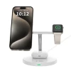 Беспроводное зарядное устройство Tech-Protect A35 3-in-1 15W White with MagSafe (5906302309559)