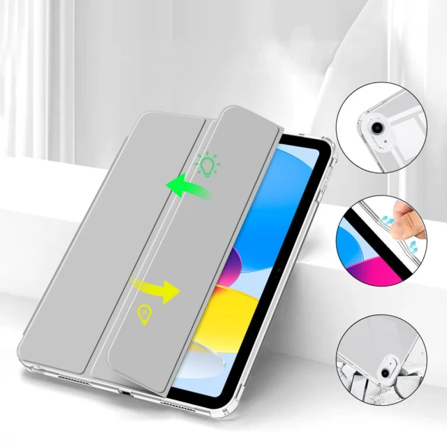 Чохол Tech-Protect SC Pen для iPad 11 2025 11th Gen | 10.9 2022 10th Gen Grey (5906302310210)
