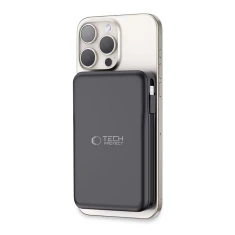 Портативний зарядний пристрій Tech-Protect PB31 LifeMag 10000mAh 15W Black with MagSafe (5906302309269)
