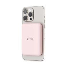 Портативний зарядний пристрій Tech-Protect PB10 LifeMag 5000mAh 15W Pink with MagSafe (5906302309528)