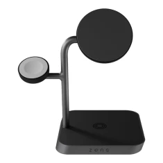 Бездротовий зарядний пристрій Zens Office Charger Pro 3 3-in-1 15W Black (ZEDC25B/00)