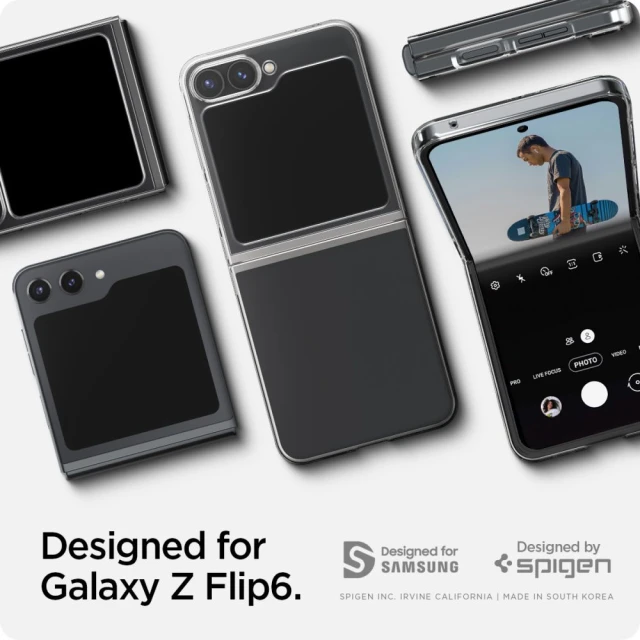 Чохол Spigen AirSkin для Samsung Galaxy Flip6 (F741) Crystal Clear (ACS07836)
