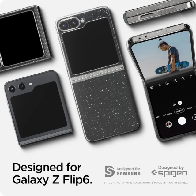 Чохол Spigen AirSkin для Samsung Galaxy Flip6 (F741) Glitter Crystal (ACS07838)