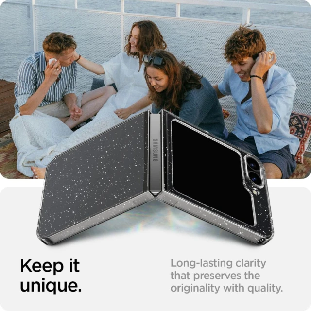 Чохол Spigen AirSkin для Samsung Galaxy Flip6 (F741) Glitter Crystal (ACS07838)