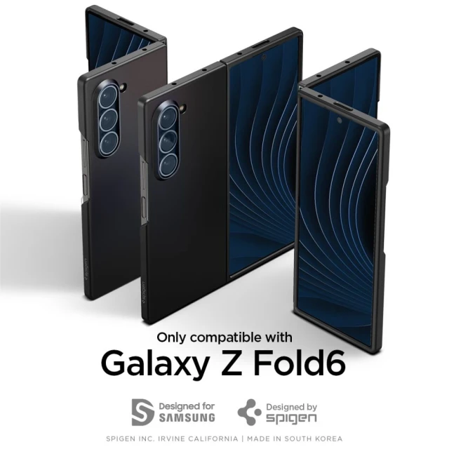 Чохол Spigen AirSkin для Samsung Galaxy Fold6 (F956) Black (ACS07816)