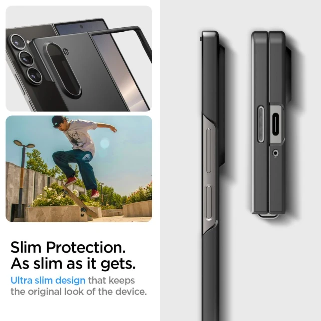 Чохол Spigen AirSkin для Samsung Galaxy Fold6 (F956) Black (ACS07816)