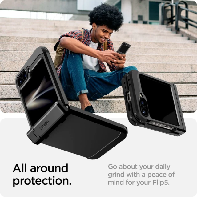 Чохол Spigen Tough Armor Pro для Samsung Galaxy Flip6 (F741) Black (ACS07849)