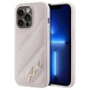 Чехол Karl Lagerfeld Diagonal Quilted Script для iPhone 14 Pro Max Pink (KLHCP14XPQDSMGP)
