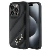 Чехол Karl Lagerfeld Diagonal Quilted Script для iPhone 14 Pro Black (KLHCP14LPQDSMGK)