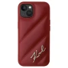 Чохол Karl Lagerfeld Diagonal Quilted Script для iPhone 15 Red (KLHCP15SPQDSMGR)