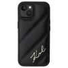 Чохол Karl Lagerfeld Diagonal Quilted Script для iPhone 15 Plus Black (KLHCP15MPQDSMGK)