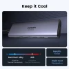 USB-хаб Ugreen USB-C to HDMI 4K | 2x USB-A | 2x USB-C PD 100W Grey (6941876239993)